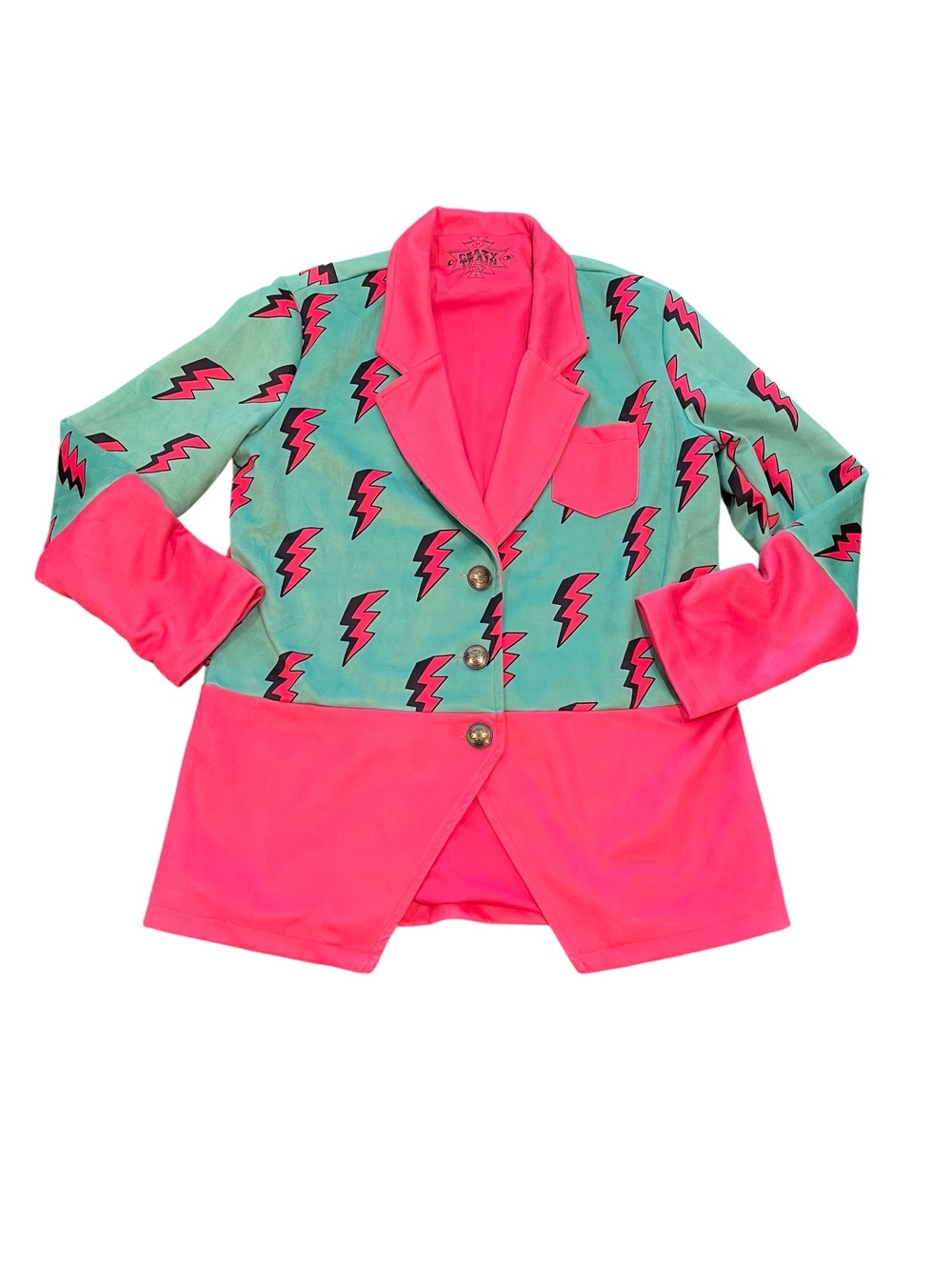 Crazy Train vintage women's blazer 80's style - Picture 5 of 5